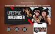design facebook cover, twitter header, youtube channel art
