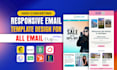 design klaviyo, mailerlite, brevo, hubspot and mailchimp email template in 5 hrs