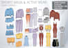 do sportswear and active wear design with techpack
