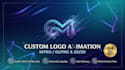 do custom animated logo animation and intro outro video