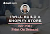 create print on demand pod shopify dropshipping store