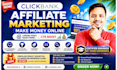 make clickbank affiliate marketing website with sales funnel and landing page