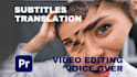 transcribe, translate, add subtitles and basic edit