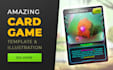 design amazing card game and illustration