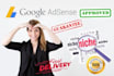 design google adsense approval ready website blog