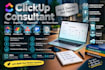 be your expert clickup asana and monday com