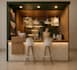 design modern exhibition booth, kiosk, trade show stand 3d