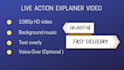 create live action stock footage explainer video
