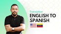 deliver a professional english to spanish translation