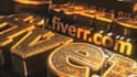 create 3d gold treasure with your logo