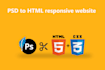 convert psd to html with responsive bootstrap