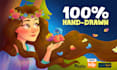 do childrens book illustration, childrens book cover, book ready for amazon KDP