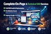do technical ,on page SEO with google ranked tags and fix website issues