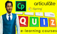 create elearning course, ispring, articulate, captivate