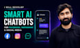 develop smart ai chatbots for facebook, instagram and social media platforms