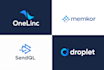 design minimalist and modern tech crypto logo for business or startup