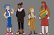 draw a 360 of your 2d character