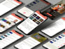 mobile app UI UX design, website UI UX design app in figma