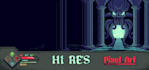 draw hi res pixel art scene
