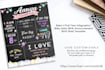 create a babys first year infographic stats birth announcement