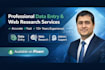 do web research and data entry