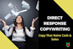 write sales letters and video sales letters