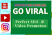 do organic youtube video promotion plus backlinks