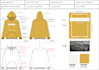 design hoodie and make techpack
