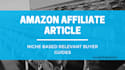 write SEO done amazon affiliate articles content that ranks