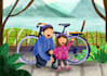 draw a cute illustration from a photo