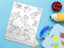 design printable coloring pages for children book