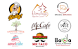 design unique food logo restaurant or fast food