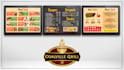 restaurant menu design food menu digital menu screen