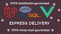 develop, modify web applications using php language, laravel