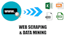 do data entry, web scraping and data mining tasks
