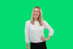 film your british spokesperson video on green screen in 4k
