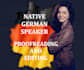 proofread and edit your german text