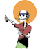 turn your photo into skeleton characters