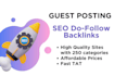 do guest posting on high da sites for SEO dofollow backlinks