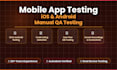 manual QA testing for your ios and android mobile app