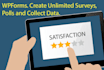 install wpforms plugin for online surveys and polls in 2 days