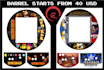 design amazing and creative barrel arcade cabinet