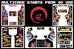 design multicade mame  arcade cabinet artwork