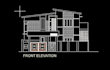 design front elevation of 2d house plan