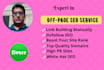 make high quality link building, backlink manually