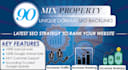 build 90 mix property unique domain SEO contextual backlinks