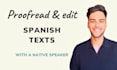 proofread and edit your spanish texts in 24 hours