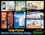 design large format banners and hoarding