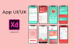 design ui ux for mobile app in adobe xd