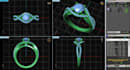 design any jewelry as a 3d cad model